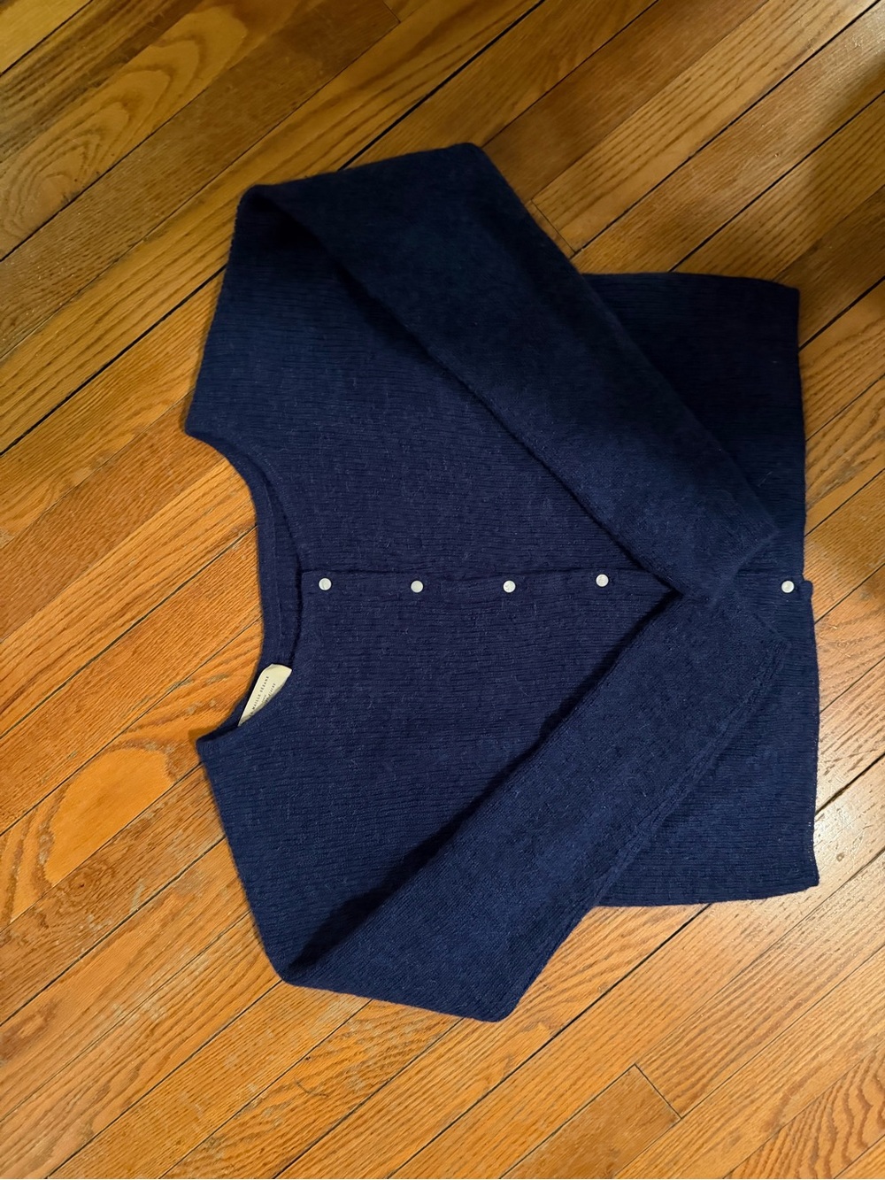 Sezane Navy Gaspard Women's Sweater